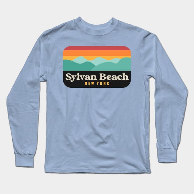 Sylvan Beach NY Upstate New York Utica Syracuse Long Sleeve T-Shirt by PodDesignShop